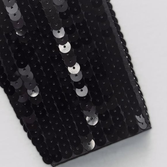 NWT ZARA LONG SEQUIN DRESS LIMITED EDITION S, M, L 9325 - Picture 12 of 13